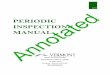 PERIODIC INSPECTION MANUAL - Vermont DMV...Annotated PERIODIC INSPECTION MANUAL Agency of Transportation Department of Motor Vehicles 120 State Street Montpelier, Vermont 05603-0001