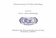 Syllabus - Maharshi Dayanand Universitymdu.ac.in/UpFiles/UpPdfFiles/2011/Jan/M.Sc... · 4 M.Sc. (Microbiology) (SEMESTER-I) MB-102 Principles of Biochemistry Time: 3hrs Marks: 80