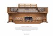 SPECIFICATIONS - Buch Organs · SPECIFICATIONS INFINITY SERIES 361 INFINITY SERIES 361 The Infinity Series 361 organ features 3 keyboard manuals with lighted or optional mechanical