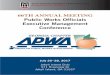 Public Works Officials Executive Management Conferencefiles.constantcontact.com/e56a0af8501/663ad3d7-a27... · APWA’s mission statement reads, “The American Public Works Association