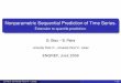 Nonparametric Sequential Prediction of Time Series. · Nonparametric Sequential Prediction of Time Series. Extension to quantile prediction. G. Biau – B. Patra University Paris