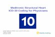 Medtronic Structural Heart ICD-10 Coding for Physicians · PDF file ICD-10 went into effect October 1, 2015. ICD-10-CM for diagnosis codes and ICD-10-PCS for procedure codes go into