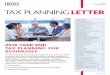 CONTENTS · 2 2016 Year-End Tax Planning for Businesses Tax planning for businesses also requires consideration of the tax consequences to the individual owners . Accordingly, we