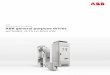 LOW VOLTAGE AC DRIVES ABB general purpose drives ACS580, 0 ... - new version.pdf · from ABB distributors globally. — The all-compatible ACS580 series Effortless energy efficiency