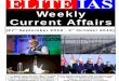 Weekly Current Affairs - ELITE IAS Academy · Medical Palmistry – Dermatoglyphics Multiple Intelligence Test (DMIT) 23. Zero Interconnect Usage Charges (IUC) regime More News 24