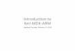 Introduction to Keil-MDK- · PDF file 2018-02-15 · Device, File System, and Graphics. It supports ARM Cortex-M, selected ARM Cortex-R, ARM7, and ARM9 processor based microcontrollers