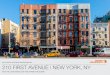 EXCLUSIVE OFFERING MEMORANDUM 210 FIRST AVENUE I NEW …€¦ · EXCLUSIVE OFFERING MEMORANDUM. EAST VILLAGE MIXED-USE MULTIFAMILY BUILDING. 210 FIRST AVENUE I. NEW YORK, NY. 2 210