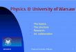 Physics @ University of Warsaianm/epsnpb/organization/... · Chair od Condensed Matter Physics (Theory) ... Field theory and Statistical Physics Relativity and Gravitation Solid State