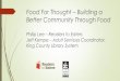 Food For Thought Building a Better Community Through Food · Deborah Niemann – Ecothrifty: Cheaper, Greener Choices for a Happier, Healthier Life, 2012 Shauna James Ahern – Gluten-Free