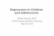 Depression in Children and Adolescents · Social stressorsSocial stressors • Interpersonal conflicts, legal problems ... Diminished interest or pleasure in all or almost all activities(2)