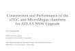 Construction and Performance of the sTGC and Micromegas ... · Construction and Performance of the sTGC and MicroMegas chambers for ATLAS NSW Upgrade Givi Sekhniaidze INFN sezione