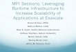 MPI Sessions: Leveraging Runtime Infrastructure to ...€¦ · What MPI Sessions is not ! The only way to achieve memory/performance scalability ! Many of the improvements MPI Sessions