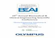 Experiences BEAI ASC Programm… · Peck Ha TAN, Honorary Secretary, Singapore BES 11.45 – 12.00pm Clinical Engineering - The Future of Clinical Engineering Richard Scott, Head
