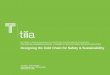 tilia holdings | stewards of businesses that make the food chain … · 2018-10-16 · tilia holdings | ifsh: food waste and sustainability symposium important information 2 This