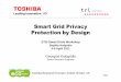 Smart Grid Privacy Protection by Design - ETSI · smart grid data usage and distribution, privacy protection by design can equally play an important role in future energy grid. That