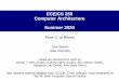 ECE/CS 250 Computer Architecture Summer 2019people.duke.edu/~tkb13/courses/ece250/slides/03-from-C... · 2019-05-29 · ECE/CS 250 Computer Architecture Summer 2019 From C to Binary
