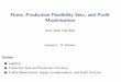 Firms, Production Possibility Sets, and Pro–t Maximizationluca/ECON2100/lecture_01.pdf · Firms, Production Possibility Sets, and Pro–t Maximization Econ 2100, Fall 2019 Lecture