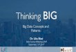 Big Data Concepts and Patterns - Inria · PDF file Thinking BIG Big Data Concepts and Patterns l . p Dr. Lilia Sfaxi Data Science Wokshop , ENIT September, 13 th 2017. DATA 2. DATA