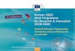Societal Challenge 5 'Climate action ... - Obzor 2020. - Hr Programme SC5 2018-2020.pdfTotal indicative budget 2018-2020 €1.1bn Societal Challenge 5: Climate action, environment,