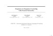 CSE 291 - Advanced Statistical Natural Language Processing Nishant … · 2017-08-09 · Long Short-Term Memory (LSTM) I Hochreiter and Schmidhuber (1997) I An RNN architecture that