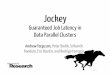 Jockey - EuroSys presentationcs.brown.edu/~adf/work/EuroSys2012-talk.pdfJockey Guaranteed Job Latency in Data Parallel Clusters Andrew Ferguson, Peter Bodik, Srikanth Kandula, Eric