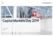 Capital Markets Day 2019 - abouttravel.ch · Agenda Capital Markets Day 2019 11.00 am –11.05 am Welcome by Dennis Weber, Head of Investor Relations 11.05 am –11.55 am Presentation