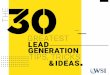 Q1-2017HowToGuide 30LeadGenerationTips PDF · 2017-07-28 · NEWSJACKING After Prince William and Kate Middleton cot married in April of 2011 , no one could stop ... one of HubSpot's