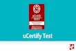 Introduction - uCertify Introduction . uCertify offers full length practice tests that can be configured