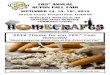 105th ANNUAL ACTON FALL FAIR · ACTON FALL FAIR SEPTEMBER 14, 15, 16th, 2018 30 Park Avenue, Prospect Park, ACTON ON HOMECRAFT DISPLAYS IN THE DUFFERIN RURAL HERITAGE COMMUNITY CENTRE