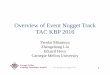 Event Nugget Overview 2016-final - NIST · 2016-12-01 · Carnegie Mellon Language Technologies Institute 1. Event Nugget Detection Task for English, Chinese and Spanish Participating