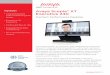 Avaya Scopia XT Executive 240 - Video Conferencing · The Scopia XT Executive 240 is also offered as a unique all-in-one video conferencing solution. It combines the XT Executive’s