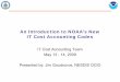 An Introduction to NOAA's New IT Cost Accounting …...Services for audio conferencing, local/long distance, voice mail, calling cards, cellular (e.g. cells phones & monthly bills),