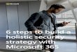 6 steps to build a holistic security Microsoft 365 · PDF file 6 steps to build a holistic security strategy with Microsoft 365. November Holistic Security Strategy ... cornerstone