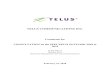 TELUS COMMUNICATIONS INC. - ic.gc.ca · TELUS COMMUNICATIONS INC. Comments for CONSULTATION on the SPECTRUM OUTLOOK 2018 to 2022 SLPB-006-17 October 2017 Spectrum Management and Telecommunications