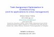 Task Assignment Optimization in Crowdsourcing (and its ... · Task Assignment Optimization in Crowdsourcing (and its applications to crisis management) Sihem Amer-Yahia ... Tweet4act