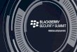 #BBSecuritySummit · 2019-03-20 · Since We Last Met 2016 Cost of Cyber-Attacks $400B1 $6T4 Attack Surface Area 6.4B2 46B5 Spend on Cybersecurity $80B2 2021 $1T4 Cybersecurity Skills