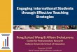Engaging International Students through Effective …nsse.indiana.edu/pdf/presentations/2016/POD_2016_Wang_B...Engaging International Students through Effective Teaching Strategies