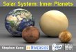 Solar System: Inner Planets · questions remain for the solar system terrestrial planets, the answers of which will directly benefit exoplanets. 2. Addressing these questions requires