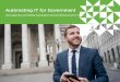 Automating IT for Government - VMware · Digital transformation is fundamentally shifting how government organizations fulfill their missions. Agencies are modernizing their IT foundations,