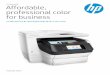 Product guide Affordable, professional color for business...Affordable, professional color for business . HP OfficeJet Pro 8710/8720/8730/8740 All-in-One series . Product guide | HP