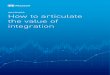WHITEPAPER How to articulate the value of integrationUnderstanding the direct value of integration ..... 13 Calculating the direct value of integration through ... About MuleSoft 