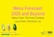 Menu Forecast: 2020 and Beyond - Amazon Web Services · Menu Size Relatively Stable; Deeper Dive Reveals Volatility Five-year item count change Overall-1.2% Add-On +32.5% Kids Menu