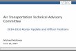 Air Transportation Technical Advisory Committee ... Air Transportation Technical Advisory Committee