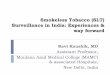 Smokeless Tobacco (SLT) Surveillance in India: Experiences ...nicpr.icmr.org.in/sltcourse/Agenda/Ravi_kaushik.pdf · Smokeless Tobacco SLT kills over half a million adults worldwide
