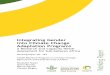 Integrating Gender into Climate Change Adaptation Programs Gender into... · Integrating Gender into Climate Change Adaptation Programs A Research and Capacity Needs Assessment for