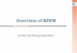 Overview of RPEM - WIPO · BKHCN 14/2/07) 16 Oct 2017 3 Nov 2017 8.0 Unit 6: Inventive Step 6 Nov 2017 17 Nov 2017 11.0 Unit 9: Assignment – Bottle Holder 20 Nov 2017 1 Dec 2017