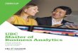 UBC Master of Business Analytics · Business Analytics Programming In business, large unstructured datasets can pose quite a challenge. In this course, you’ll learn how to turn