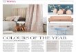 COLOURS OF THE YEAR - Jamie Hempsall€¦ · In 2016 the Colour of the Year is actually a combined interplay of two shades Pantone 15-3919 Serenity and Pantone 13-1520 Rose Quartz