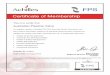 Certificate of Membership - Australian Pipeline Valve ... Certificate of Membership Achilles Certificate