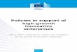 Policies in support of high-growth innovative enterprises · Policies in support of high-growth innovative enterprises Part 2: Policy measures to improve the conditions for the growth